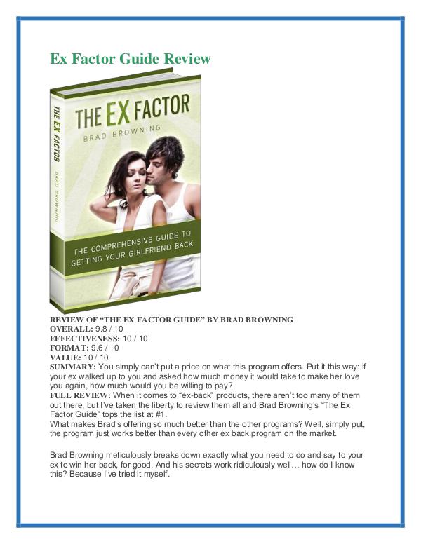 the ex factor guide pdf free download